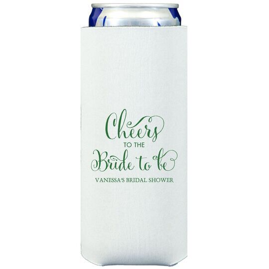 Cheers To The Bride To Be Collapsible Slim Huggers
